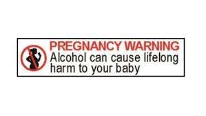 Nieuwe Australische zwangerschapswaarschuwing valt goed op