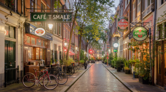 De meeste Nederlanders hebben een café vlakbij 