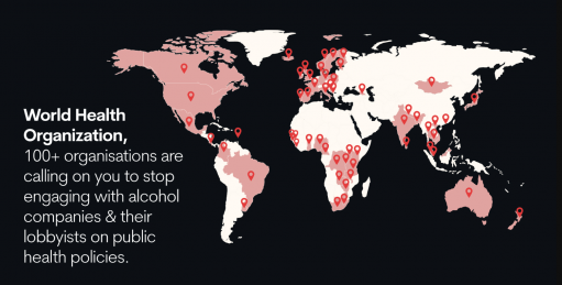 Oproep aan WHO: stop achterkamertjesoverleg met alcoholbranche
